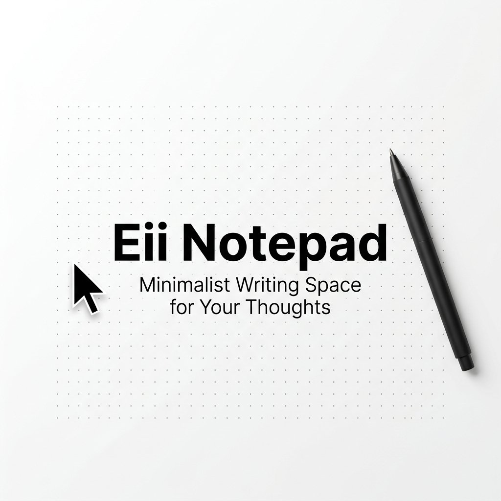 Free Online Notepad | Minimalist Text Editor | Eii Web Tools | Fast ...